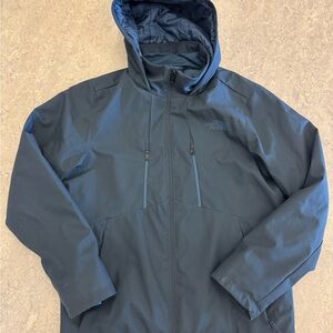 The North Face Blue Performance Jacket with Hood